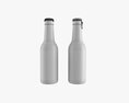 Glass Soda Soft Drink Water Bottle 33 Modelo 3d