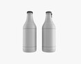 Glass Soda Soft Drink Water Bottle 35 3D-Modell