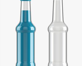 Glass Soda Soft Drink Water Bottle 38 3D-Modell