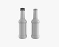 Glass Soda Soft Drink Water Bottle 38 3D-Modell