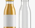 Glass Soda Soft Drink Water Bottle 42 3D модель