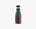Glass Soda Soft Drink Water Bottle 42 3D模型