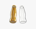 Glass Soda Soft Drink Water Bottle 43 3Dモデル