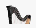 Harp 40-String 03 3d model