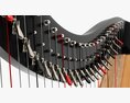 Harp 40-String 03 3d model
