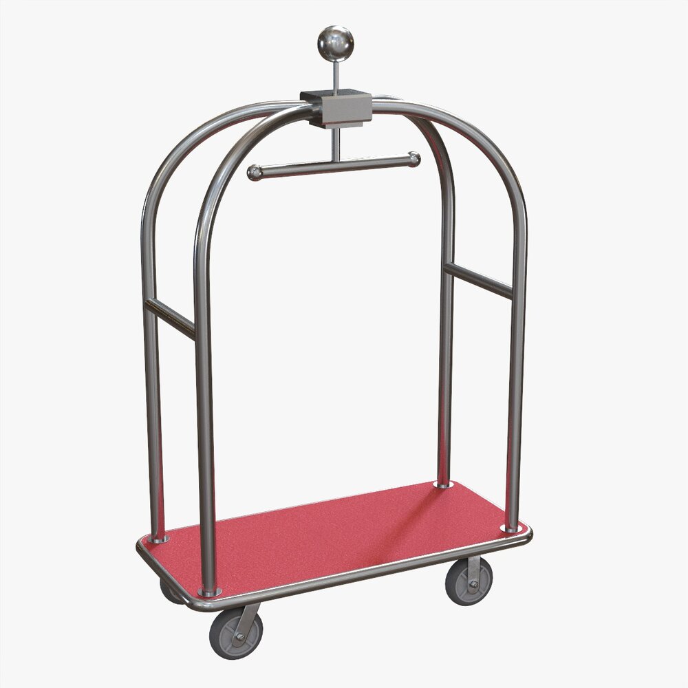 Hotel Cart 01 Modelo 3d