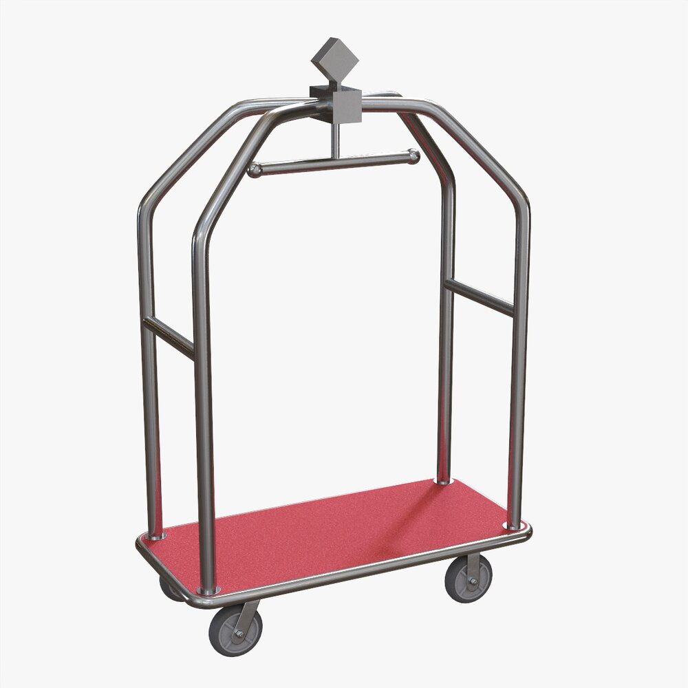 Hotel Cart 02 3D 모델 