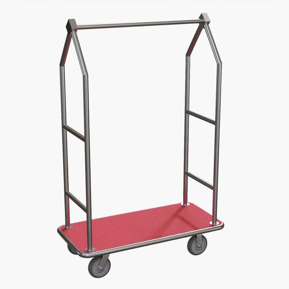 Hotel Cart 04 3d model
