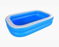 Inflatable Family Water Pool 02 Modello 3D