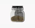 Kitchen Glass Jar With Contents 02 Modelo 3d