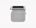 Kitchen Glass Jar With Contents 02 3D модель