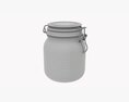 Kitchen Glass Jar With Contents 03 3D модель