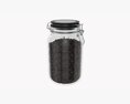 Kitchen Glass Jar With Contents 04 3D模型
