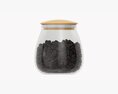 Kitchen Glass Jar With Contents 14 3D模型