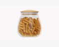 Kitchen Glass Jar With Contents 15 3D模型