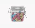 Kitchen Glass Jar With Contents 20 3d model