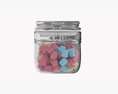 Kitchen Glass Jar With Contents 20 Modelo 3D