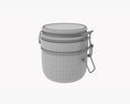Kitchen Glass Jar With Contents 20 3Dモデル