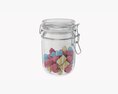 Kitchen Glass Jar With Contents 21 3D 모델 