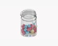 Kitchen Glass Jar With Contents 21 Modello 3D