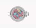 Kitchen Glass Jar With Contents 22 3D模型