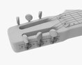 Lap Steel Guitar Modello 3D