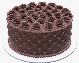 Chocolate Cake 3D модель