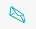 Mail Symbol Concept 3Dモデル
