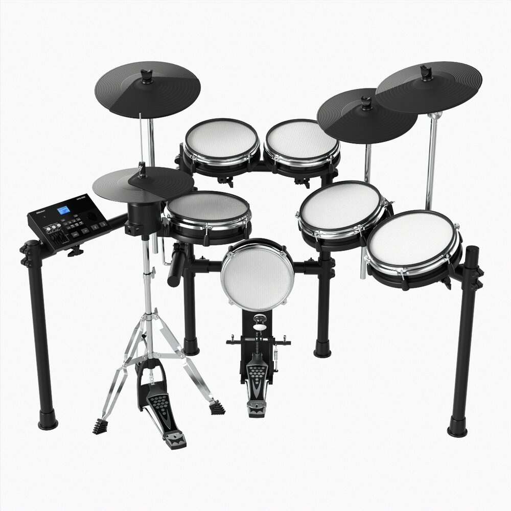 Millenium Mps-850 E-Drum Set 3D-Modell