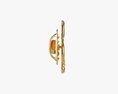 Music Clef Pin 3d model