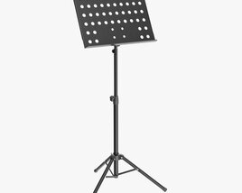 Orchestra Music Sheet Stand 3D model