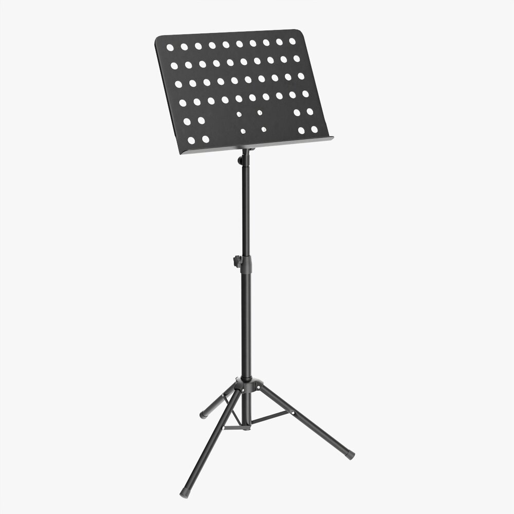 Orchestra Music Sheet Stand 3D 모델 
