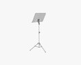 Orchestra Music Sheet Stand 3D-Modell