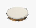 Pandeiro Samba Instrument 3D 모델 