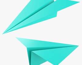 Paper Airplane 01 Modelo 3D