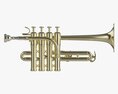 Piccolo Trumpet 3D 모델 