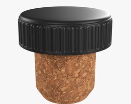 Plastic Cork Bottle Cap 3Dモデル
