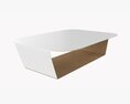 Plastic Food Container Box Tray With Label Mockup 18 Modelo 3d