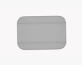 Plastic Food Container Box Tray With Label Mockup 18 3D-Modell