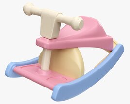 Nursery Room Rocking Chair 3D model