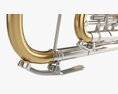 Rotary Valve Trumpet Modello 3D