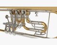 Rotary Valve Trumpet Modello 3D