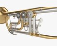 Rotary Valve Trumpet 3d model