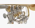 Rotary Valve Trumpet Modelo 3d