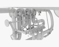 Rotary Valve Trumpet Modelo 3D