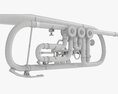 Rotary Valve Trumpet 3D-Modell