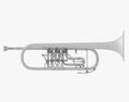 Rotary Valve Trumpet 3Dモデル