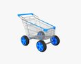 Shopping Cart With Big Wheels 01 3D модель