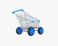 Shopping Cart With Big Wheels 01 3D模型