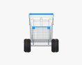 Shopping Cart With Big Wheels 01 Modèle 3d